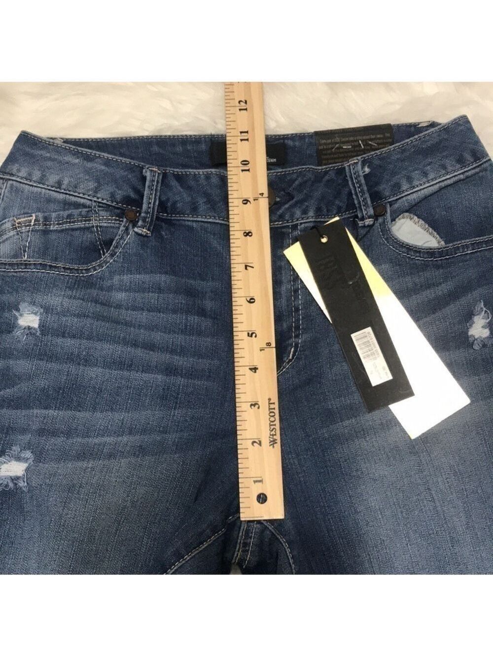 NWT 1822 Denim High Rise Mom Ankle Jeans Sz 26 - Picture 4 of 12